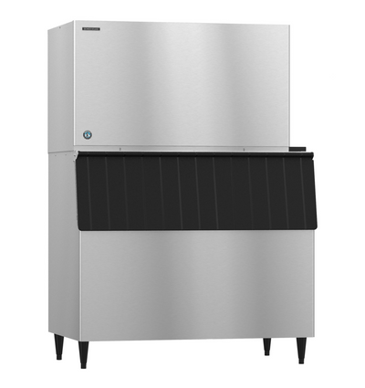 Hoshizaki stainless steel crescent cuber icemaker with durable tamper-proof exterior