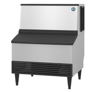 Commercial stainless steel Hoshizaki KM-301BAJ undercounter ice machine