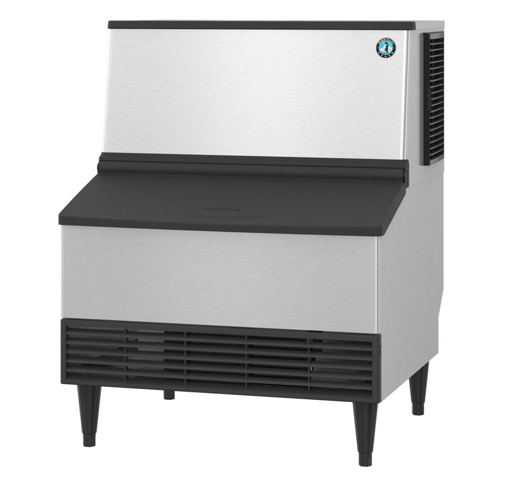 Commercial stainless steel Hoshizaki KM-301BAJ undercounter ice machine