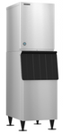Hoshizaki KM-520MWJ ice machine producing crystal-clear crescent cubes