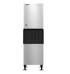 KM-660MRJZ crescent cube ice machine with stainless steel exterior