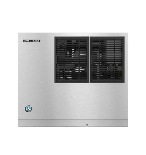 Crystal-clear crescent-shaped ice cubes from Hoshizaki KMD-705MAJ ice maker