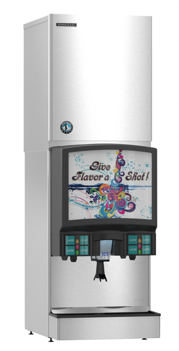 Stainless steel exterior of Hoshizaki KMS-822MLJ ice maker