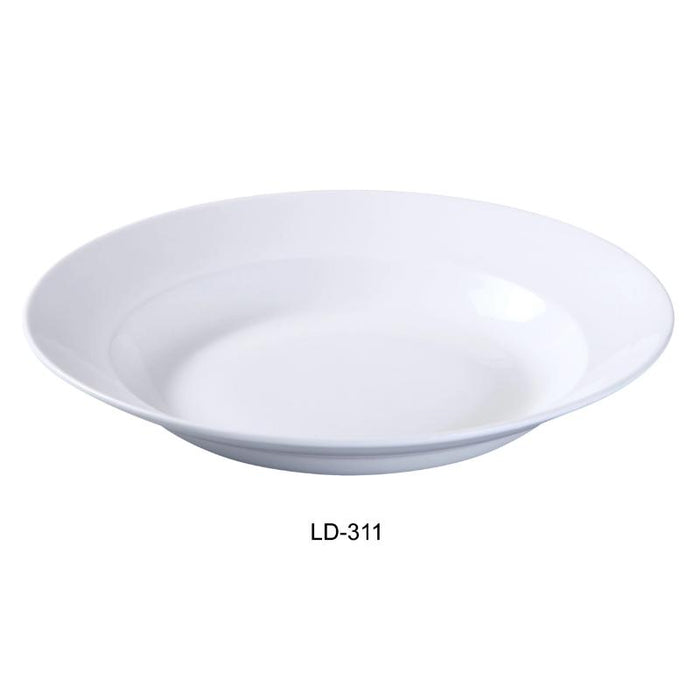 Yanco LD-311 Pasta Bowl, 22-Ounce, 11.5″ Diameter, Porcelain, Bone White (1Dz)