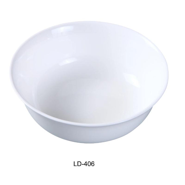 Yanco LD-406 Nappie Bowl, 12.5-Ounce, 6″ Diameter, Porcelain, Bone White (3Dz)