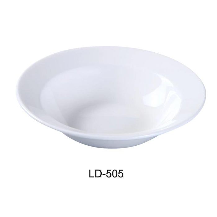 Yanco LD-505 Fruit Bowl, 5.5-Ounce, 5.25″ Diameter, Porcelain, Bone White (3Dz)