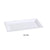 Yanco LK-218 Rectangular Plate, Porcelain, Bone White, Pack of 6