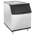 Lunar Ice Professional Stainless Steel Ice Holding Bin with Black Trim