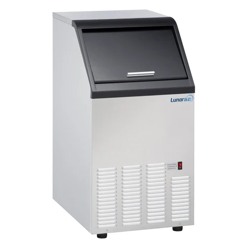 Lunar Ice Commercial Self-Contained Ice Machine in Stainless Steel & Black