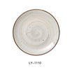 Yanco LY-1110 Lyon  Coupe Plate, Reactive Glaze, China, Beige (1Dz)