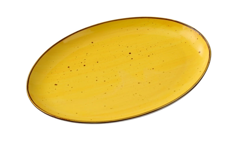 Yanco Lyon 12 X 8 1/4"  Oval Chinaware Coupe Platter ( Pack Of 12 )