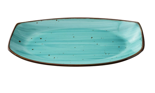 Yanco Lyon 13" Rectangular Chinaware Plate ( Pack Of 12 )