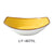 Yanco LY-407YL Lyon Oval Bowl, 10 Oz, Yellow, Reactive Glaze, China, (2Dz)