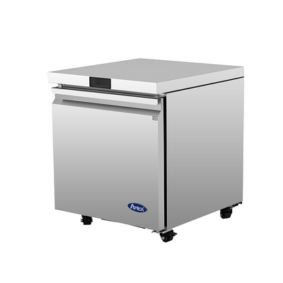 Commercial undercounter freezer with R290 refrigerant