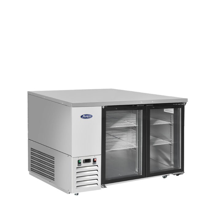 ATOSA MBB48GGR — 48″ Back Bar Cooler with Glass Doors