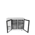 ATOSA MBB59GGR — 59″ Back Bar Cooler with Glass Doors