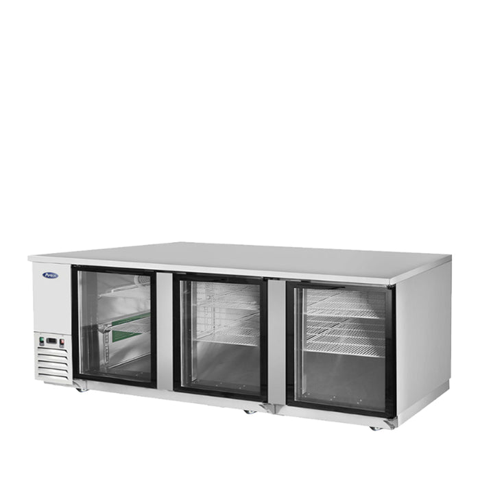 ATOSA MBB90GGR — 90″ Back Bar Cooler with Glass Doors