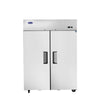 Atosa MBF8005GR Top-Mount Reach-In Refrigerator | 43.2 Cu. Ft. Stainless Steel Commercial Fridge