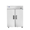 Atosa MBF8129GR Dual Temp Reach-In Refrigerator Freezer – 2 Section, Top Mount, Stainless Steel