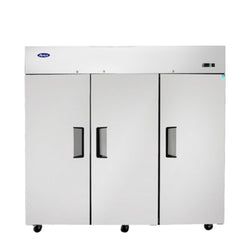 Atosa MBF8006GR Top-Mount Reach-In Refrigerator | 64.9 Cu. Ft. Stainless Steel Commercial Fridge