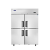 Atosa MBF8011GR Top Mount Reach-In Refrigerator with 4 Divided Doors – Commercial Stainless Steel Fridge