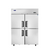 Atosa MBF8011GR Top Mount Reach-In Refrigerator with 4 Divided Doors – Commercial Stainless Steel Fridge