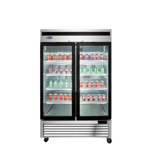 ATOSA MCF8703ES — Two (2) Glass Door Reach-in Freezer