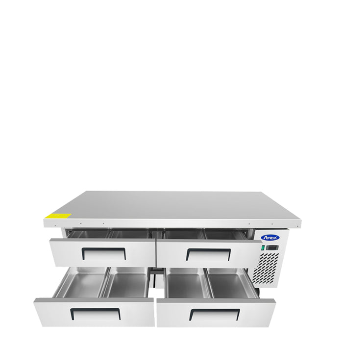 ATOSA MGF8453GR — 72″ Refrigerated Chef Base
