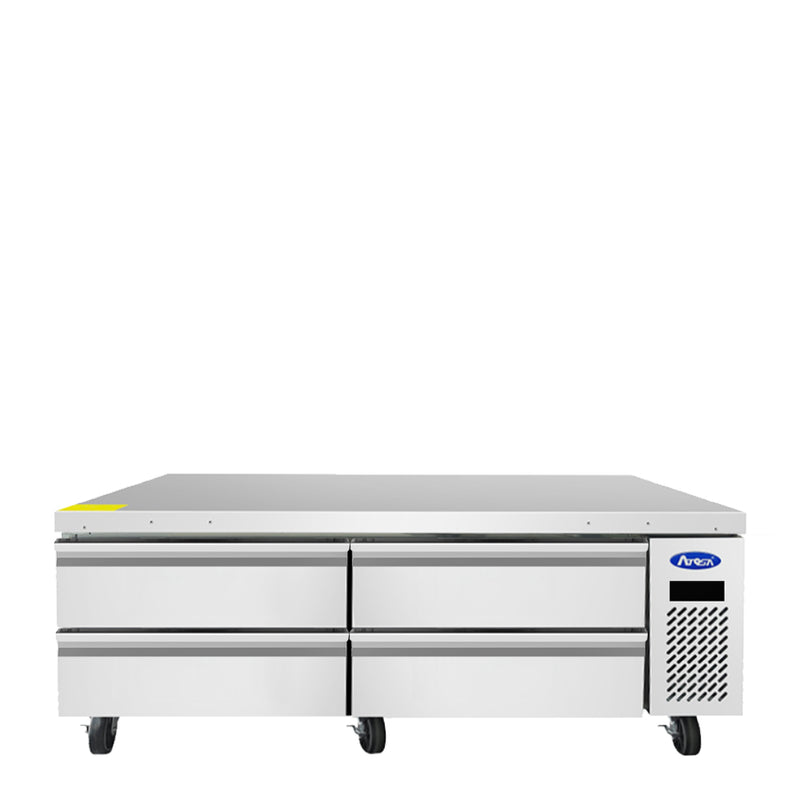 Atosa 72 Inch Chef Base Freezer Commercial Stainless Steel Equipment Stand