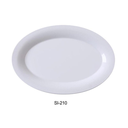 Yanco SI-210 Siena Collection Platter, Bone White, Porcelain (2Dz)