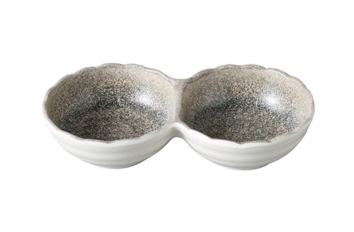 Yanco Misty MI-506 Melamine 2-Section Sauce Dish 2 oz Each ( Pack Of 48 )