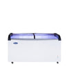 ATOSA MMF9113 — Curved Glass Top Chest Freezer (12 cu ft)