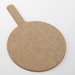 American MetalCraft round pressed wood pizza peel in natural finish