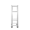 Atosa SPA20K1826 20-Pan Heavy-Duty Aluminum Bun Pan Rack with Swivel Casters