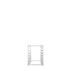 Atosa SPA07K1812X 7-Pan Half-Size Aluminum Sheet Pan Rack
