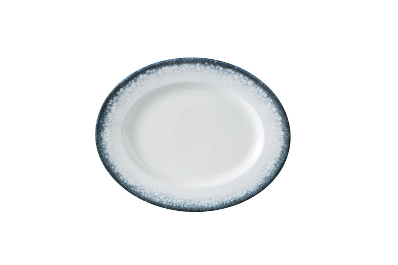 Yanco Mars Chinaware Oval Plate ( Pack Of 12 )
