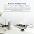 Stainless Steel Sauce Boat, Saucier With Ergonomic Handle And Big Dripless Lip Spout, Commercial Quality Sauce Boat 5 Oz
