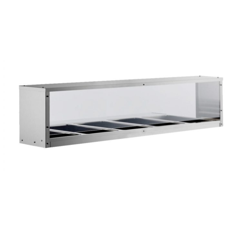 MROS-5ST — Overshelf/Sneezeguard for CSTEB-5C