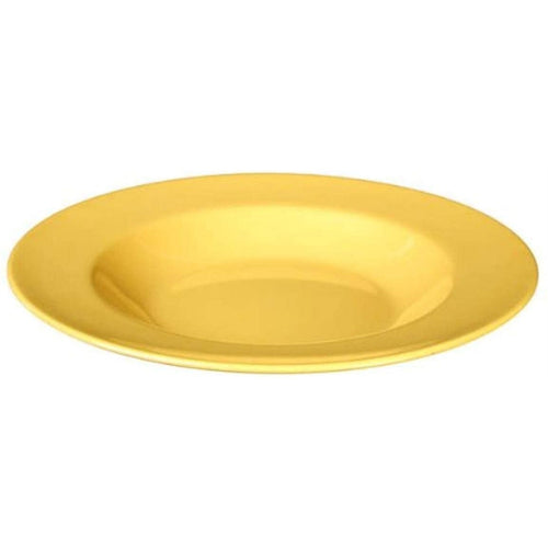 Yanco MS-5811YL Mile Stone Pasta Bowl, 16 OZ Capacity, 1.5" Height, 11" Diameter, Melamine, Yellow Color, Pack of 24 ( 2 Dz )