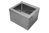 Serv-Ware MS162012-CWP 25" Floor-Mounted Stainless Steel Mop Sink with Drain Basket – NSF