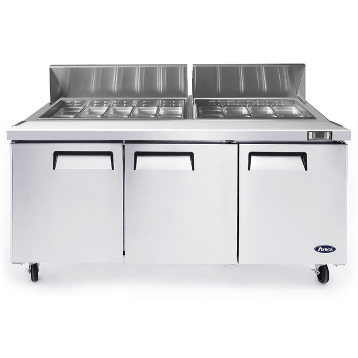 ATOSA MSF8304GR — 72″ Refrigerated Standard Top Sandwich Prep. Table