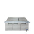 ATOSA MSF8308GR — 72″ Refrigerated Mega Top Sandwich Prep. Table