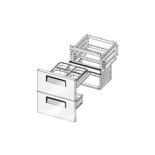 Atosa MSF8310227A20 stainless steel drawer cartridge kit for sandwich prep tables