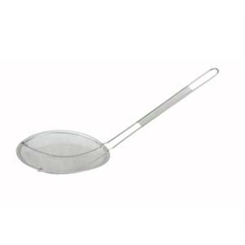 Winco MSS-6.5F 6-1/2" Single Mesh Strainer, Fine, S/S (Price/Piece)