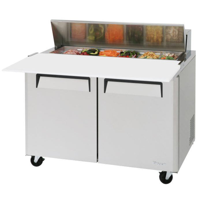 Turbo Air MST-48-12-N Rear Mount M3 Series Sandwich/Salad Unit with Two Sections 12.0 cu. ft