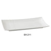 Yanco SH-211 Shanghai Rectangular Plate, China, Bone White (2Dz)