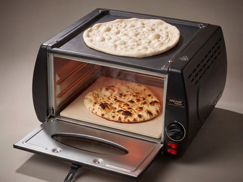 Angaar Electric Mini Tandoor Oven, Compact Countertop Tandoor for Naan, Chapati, Pizza
