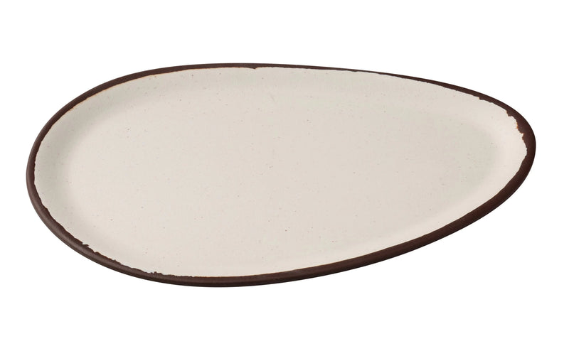 Yanco Nature Art 11 3/4" Oval Melamine Plate ( Pack Of 24 )
