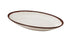 Yanco Nature Art 10 1/2" Deep Oval Melamine Plate ( Pack Of 24 )