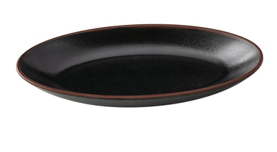 Yanco Nature Art 10 1/2" Deep Oval Melamine Plate ( Pack Of 24 )
